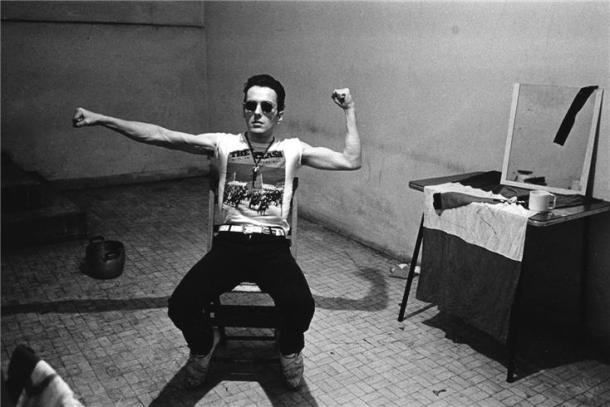 The Clash, Joe Strummer backstage