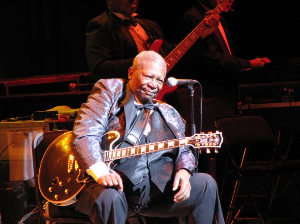 B.B.King lors d'un concert à Toronto, en 2007